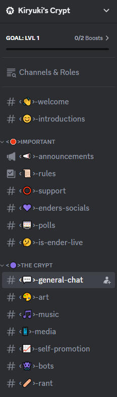EnderKiryuki&#39;s Twitch Discord Server
